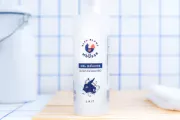 Bleu blanc mousse gel douche lait d'anesse bio